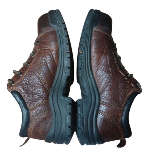 Timberland Pro Womens Titan Brown Leather Oxford Powerfit Work Shoes sz 8W - Picture 7 of 13